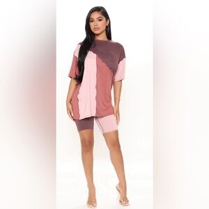 Fashion Nova Colorblock Set